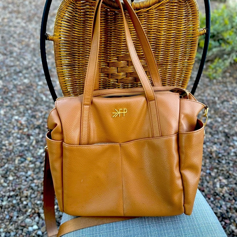 Freshly picked crossbody diaper bag